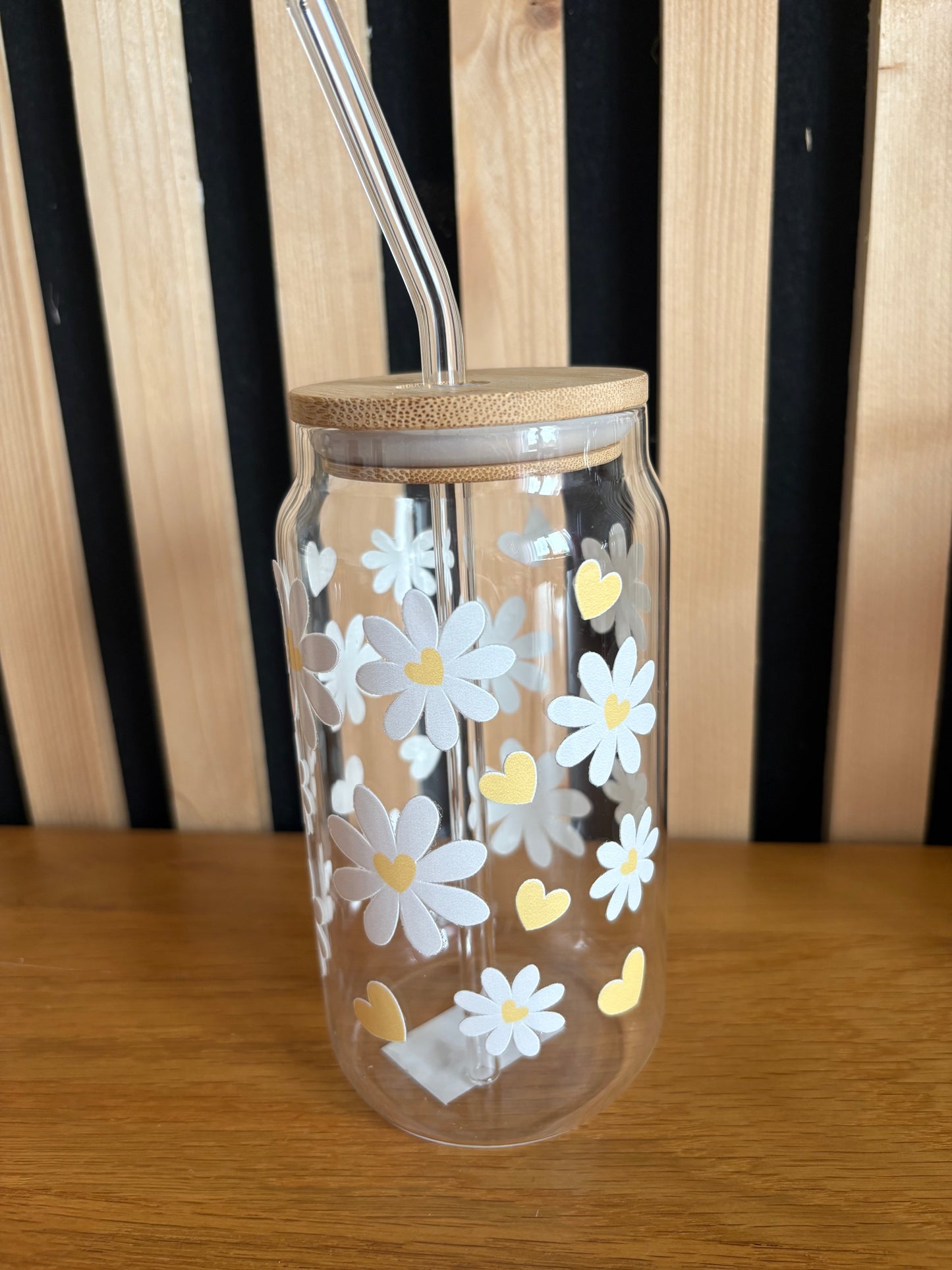 Verre personnalisés fleurs