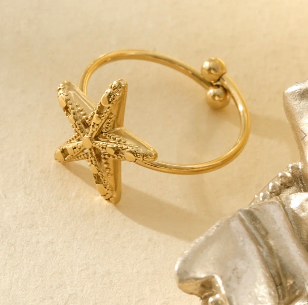 Bague étoile de mer