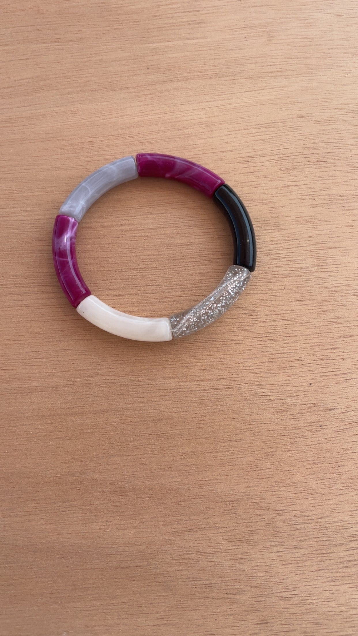 Bracelet jonc coloré
