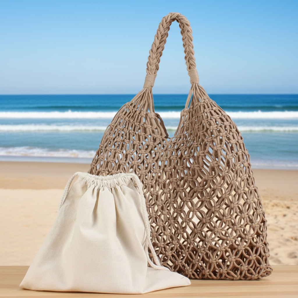 Sac de plage crochet