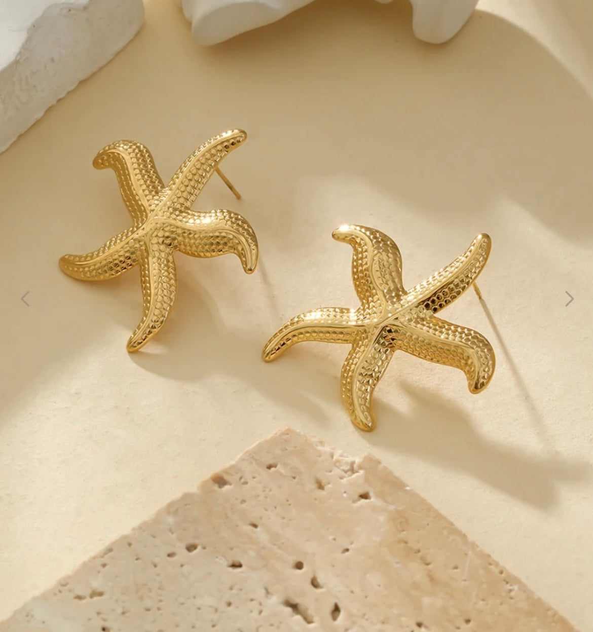Boucle d’oreille étoile de mer