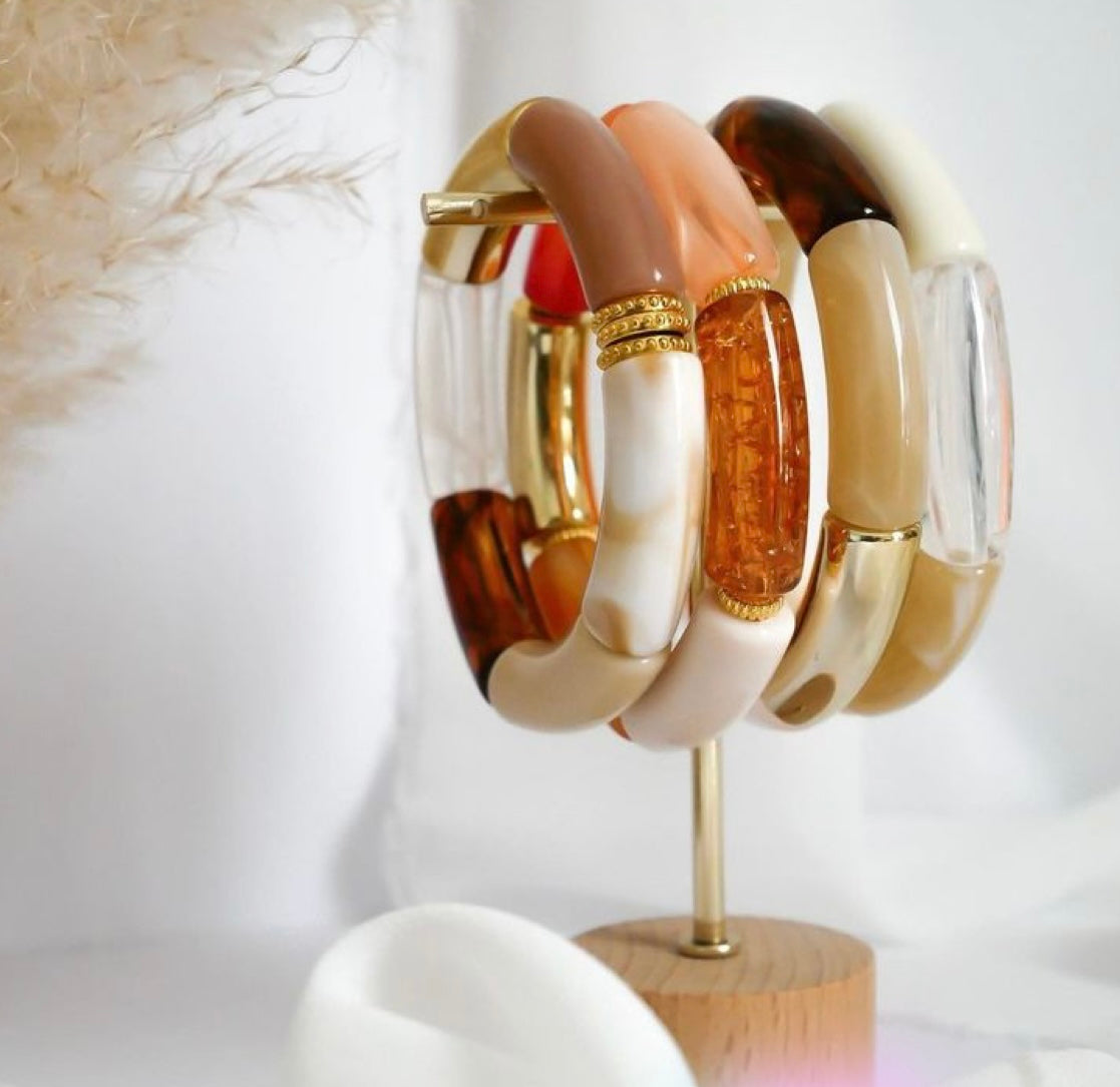 Bracelet jonc coloré