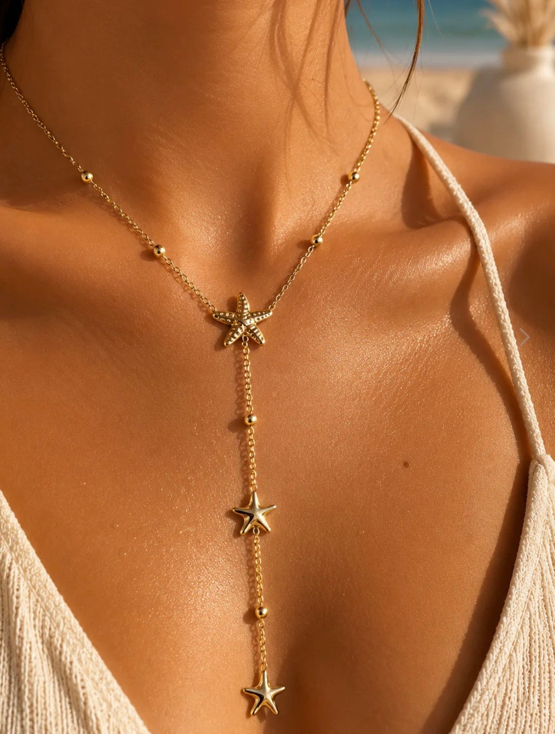 Collier Y étoile de mer