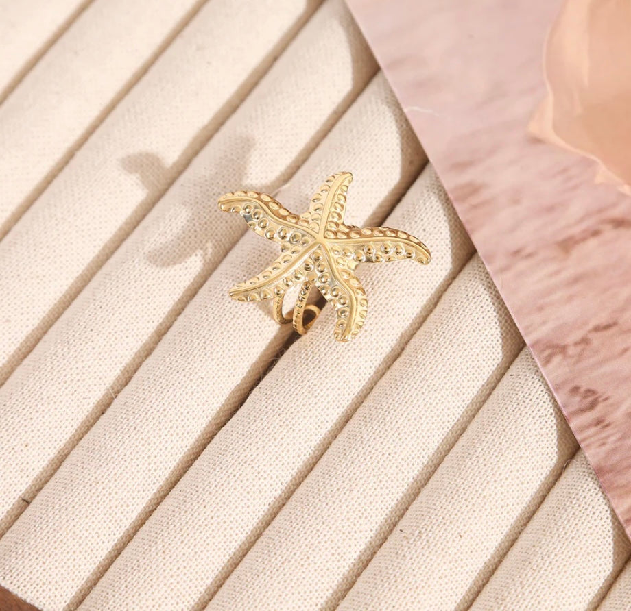 Bague étoile de mer