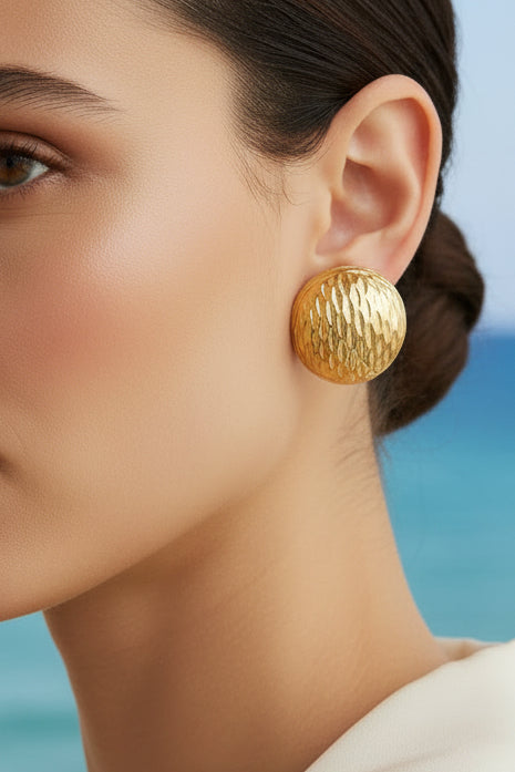 Boucle d’oreille doré