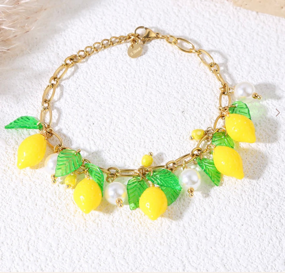 Bracelet multi citron
