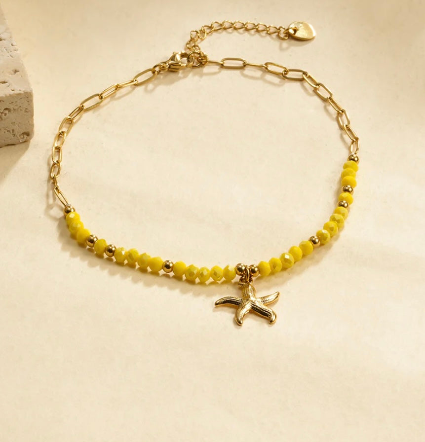 Chaine de chevillé étoile de mer