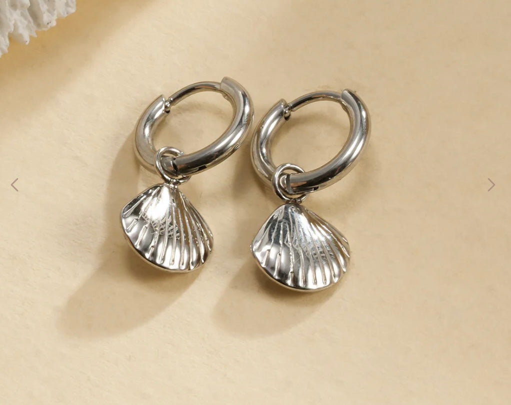Boucle d’oreille coquillages