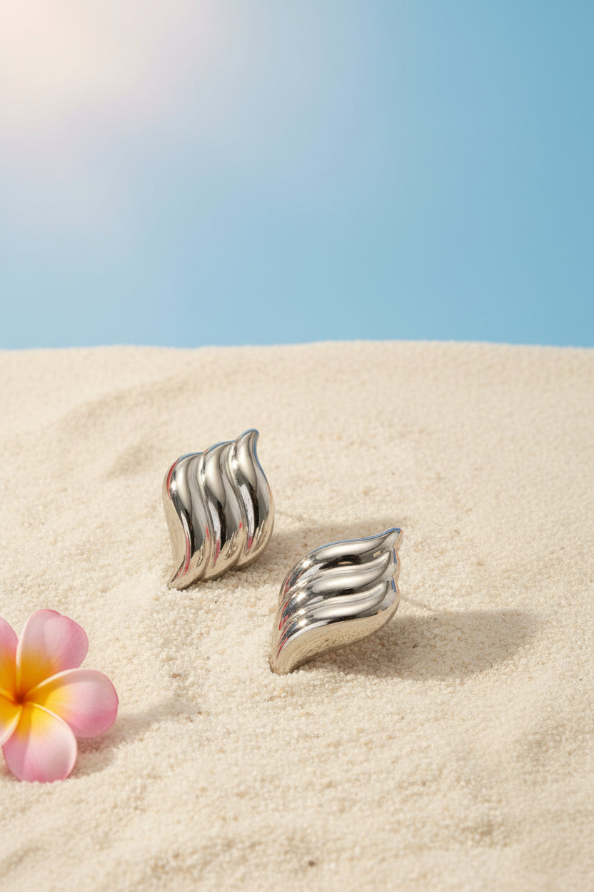 Boucle d’oreille vague
