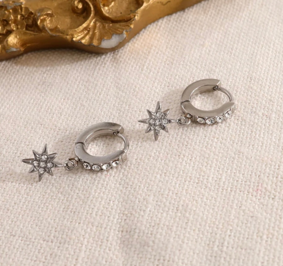 Boucle d’oreille étoile