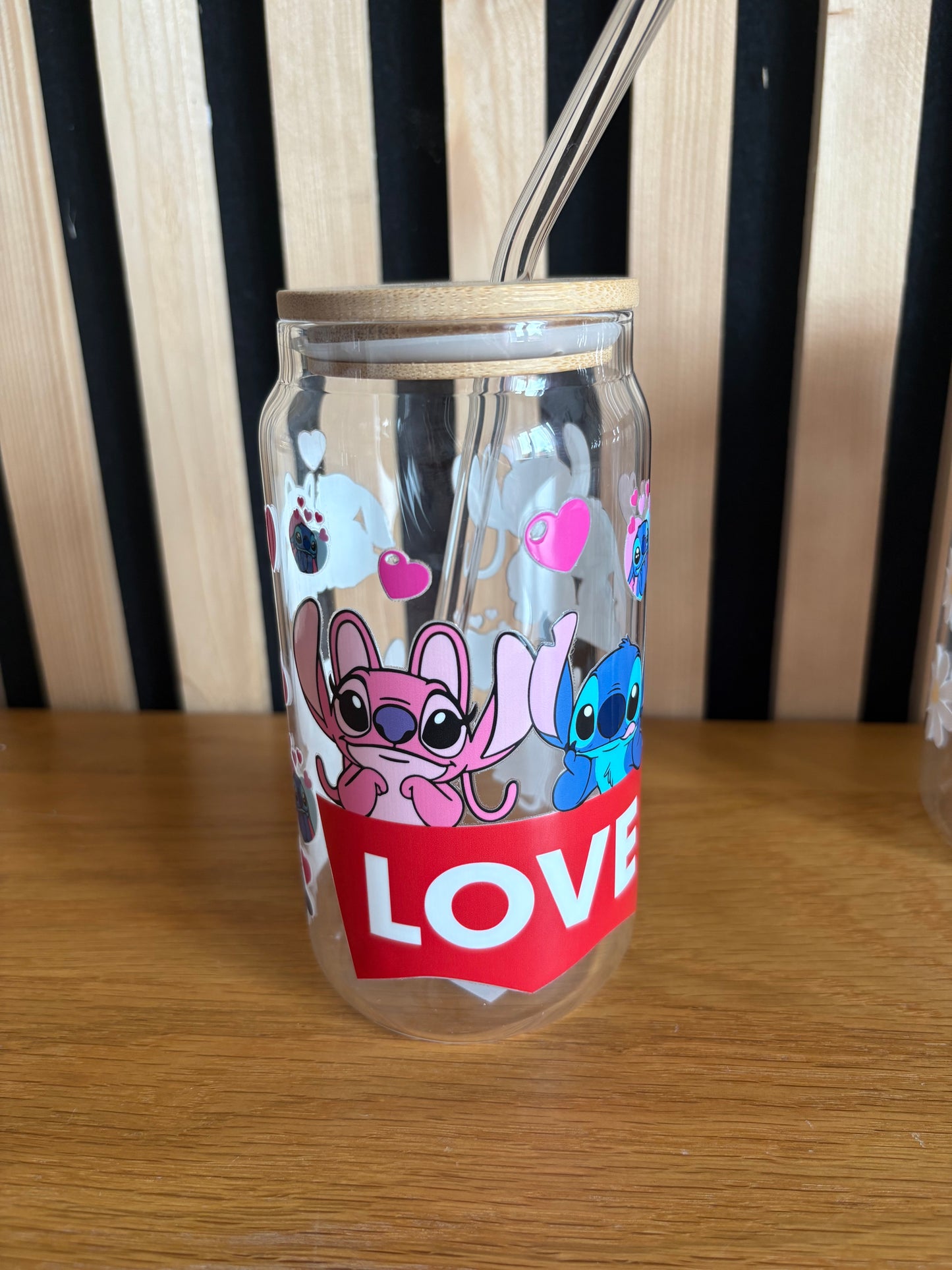 Verre personnalisés stitch love