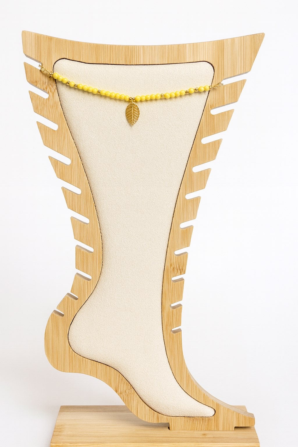 Chaîne de cheville jaune