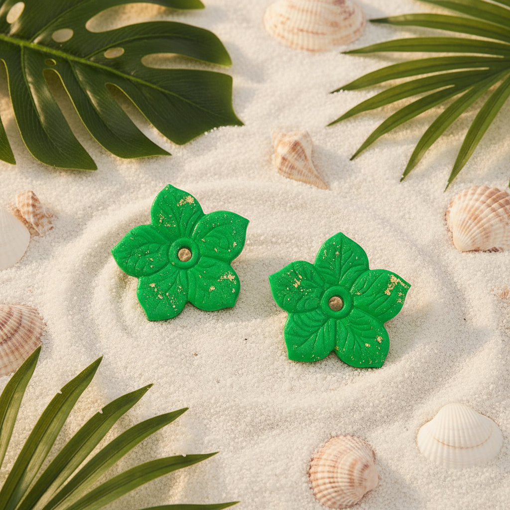 Pampille Oria vert paillettes
