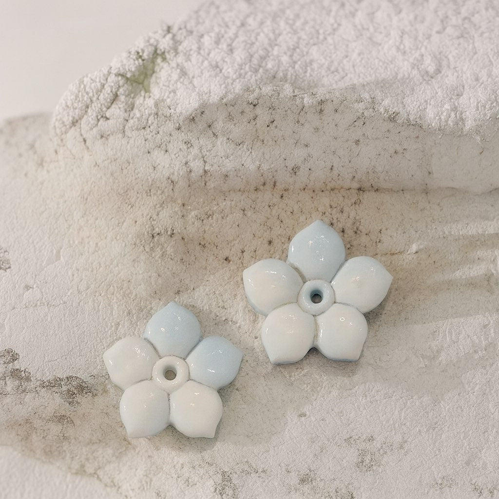 Pampille Oria dégradé blanc et bleu