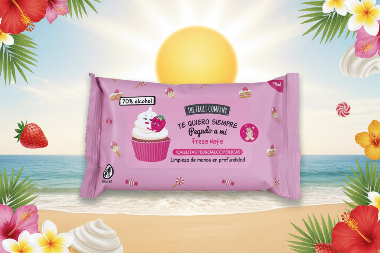 Lingettes Fraise Chantilly