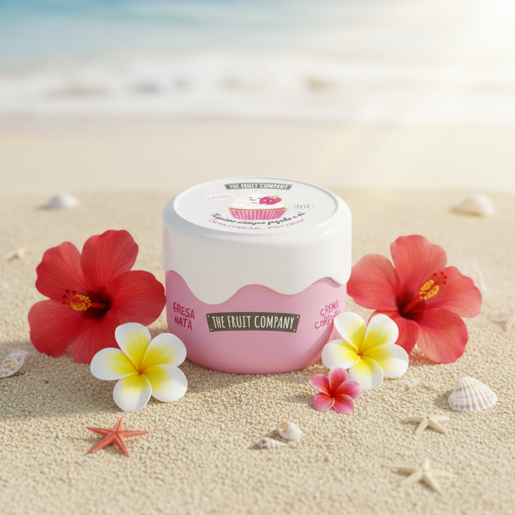 crème corps Fraise chantilly