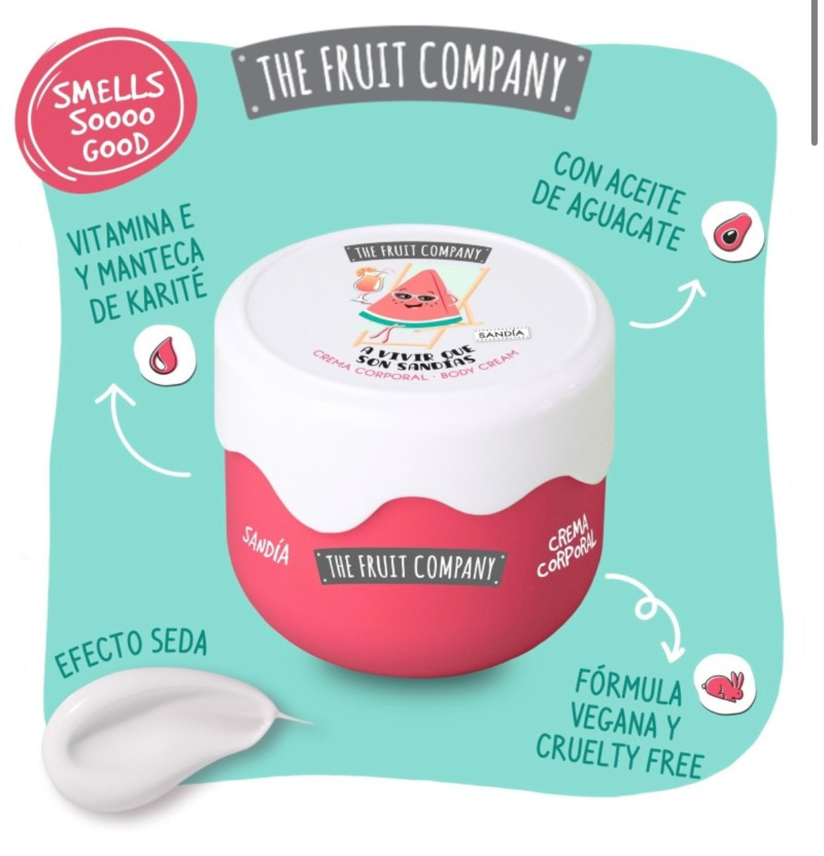 Crème corps pastèque