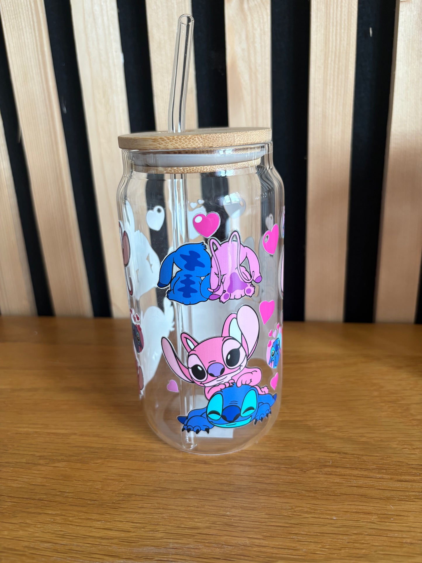 Verre personnalisés stitch love