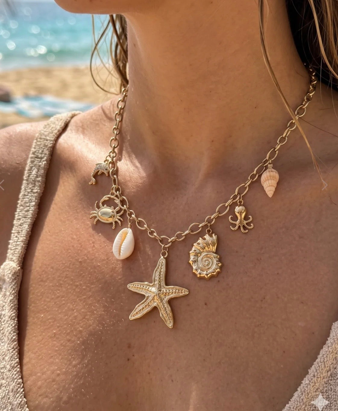Collier coquillage