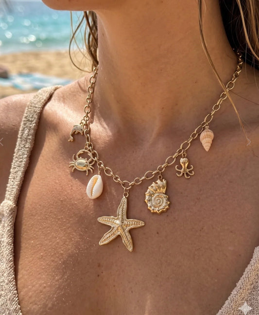 Collier coquillage