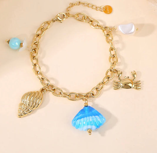 Bracelet océan bleu