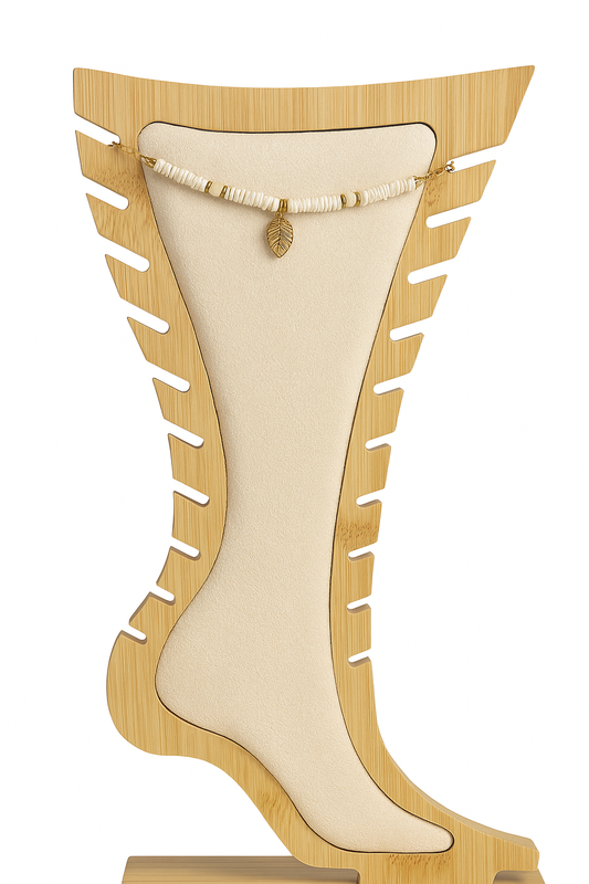 Chaîne de cheville feuille