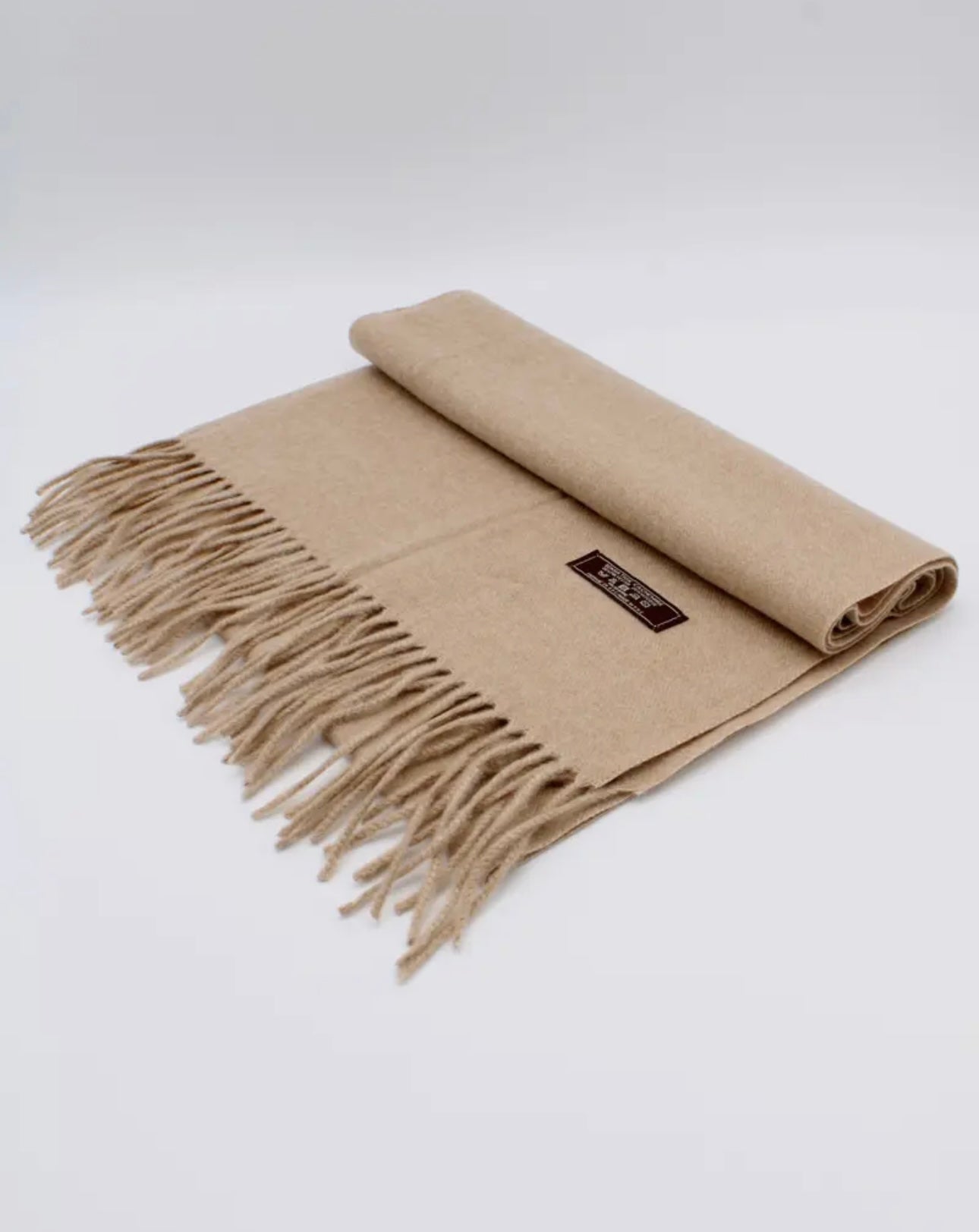 Écharpe sensation cachemire beige