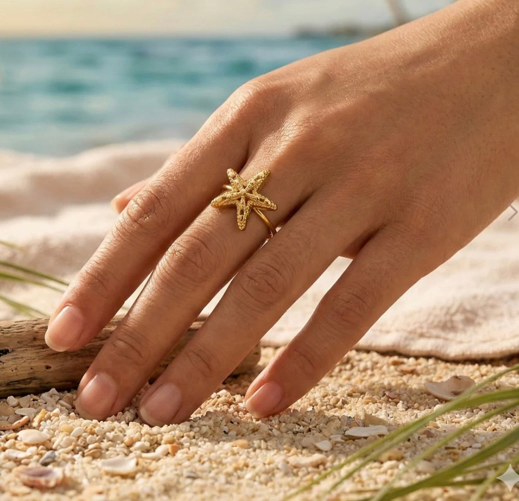 Bague étoile de mer