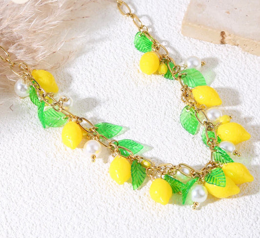 Collier multi citron 🍋