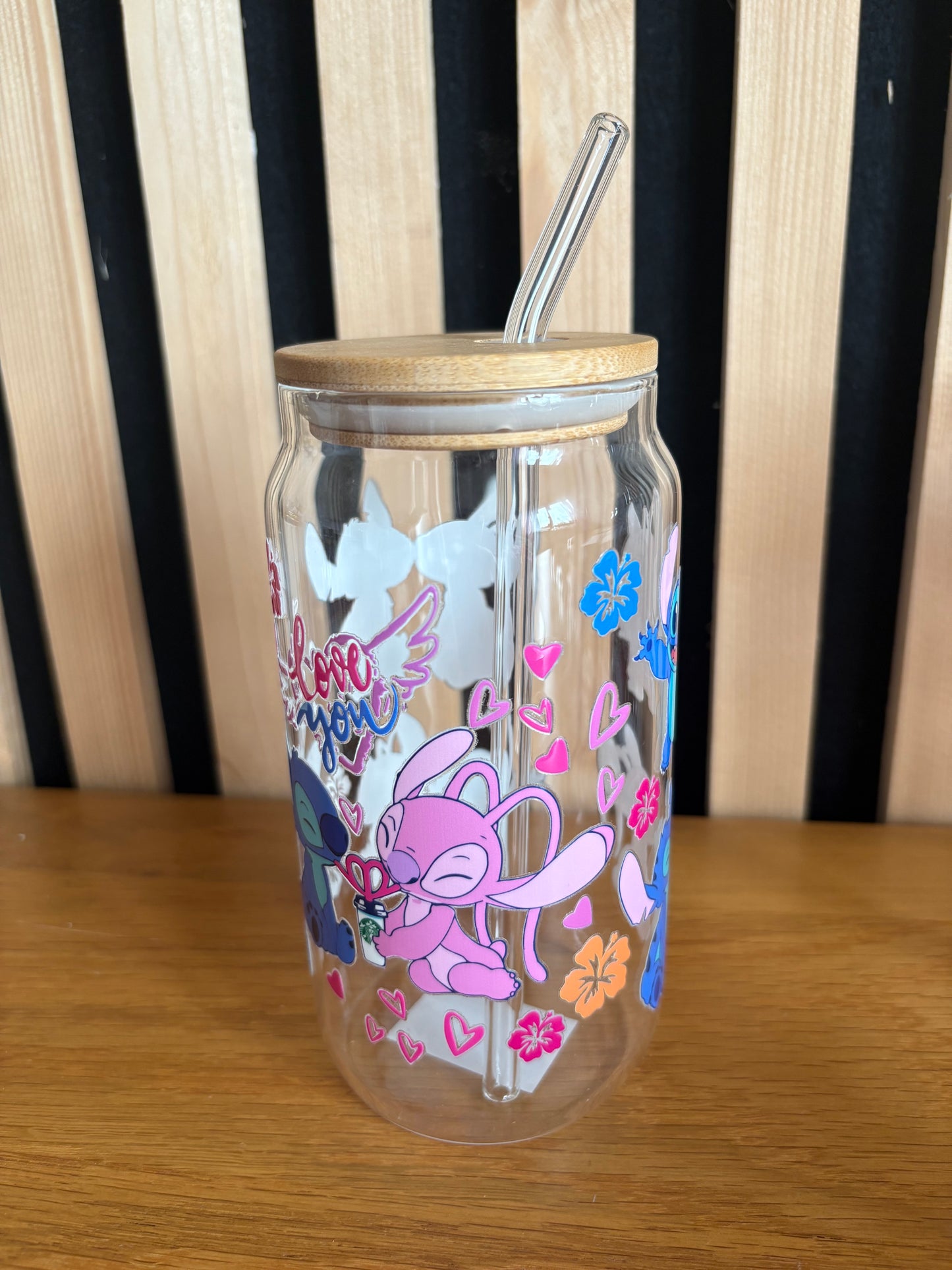 Verre personnalisés stitch