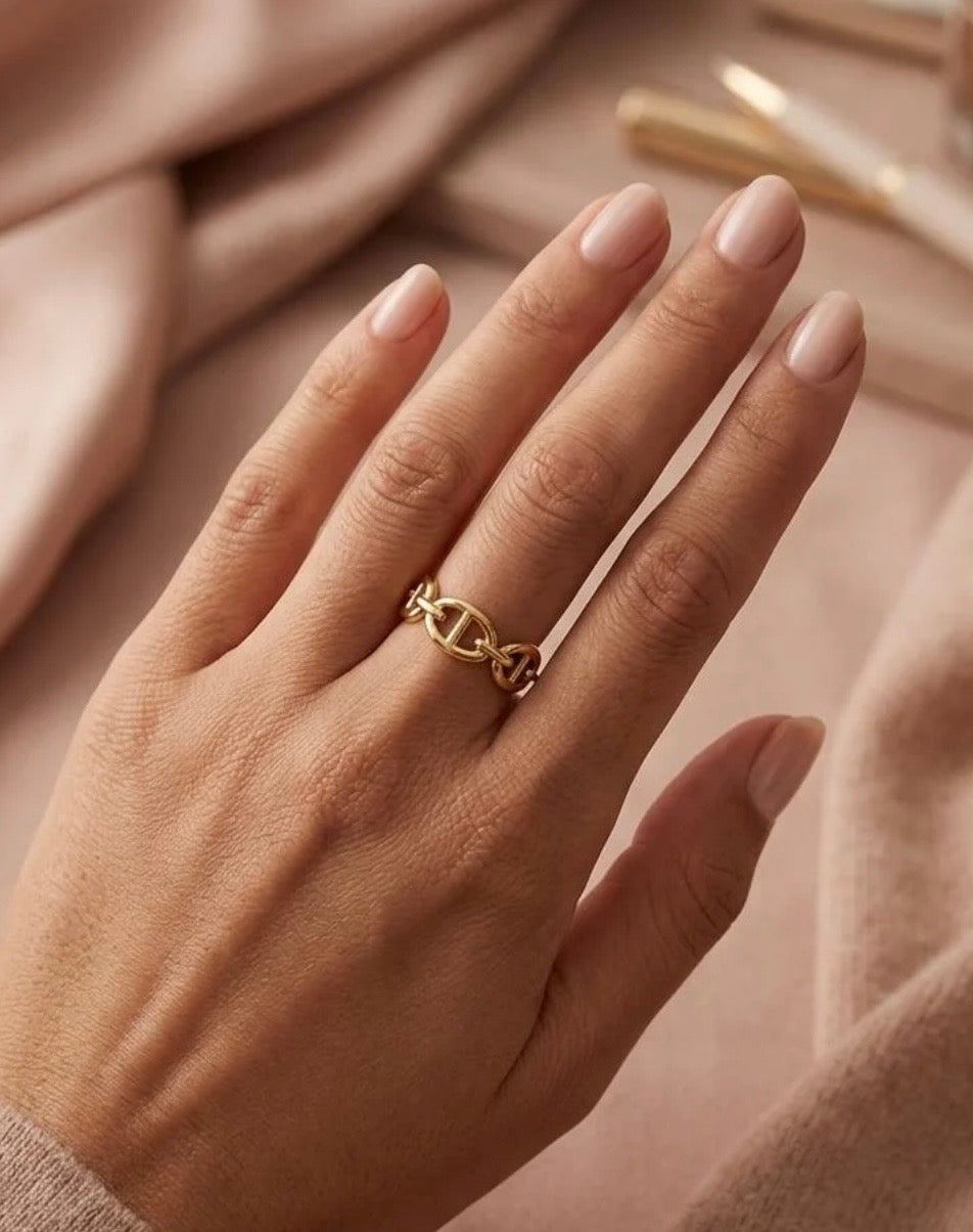 Bague doré