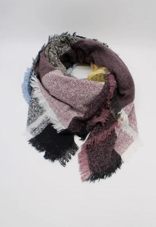 Écharpe effet cachemire à motif