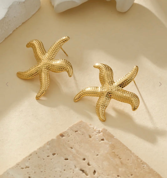 Boucle d’oreille étoile de mer