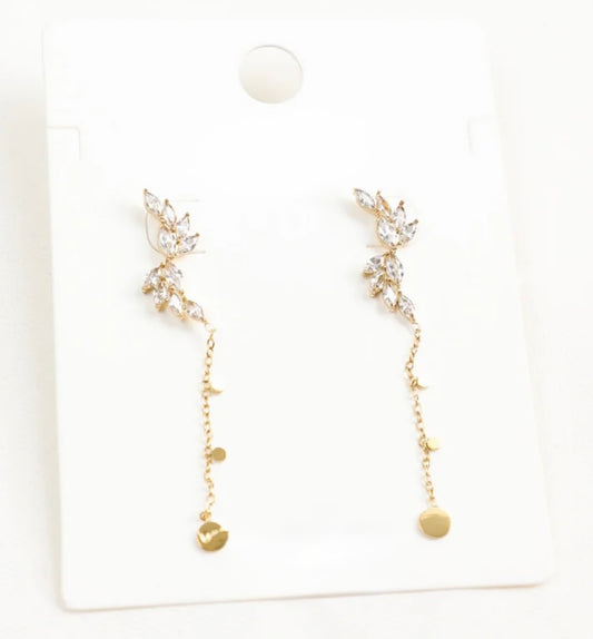 Boucle d’oreille strass