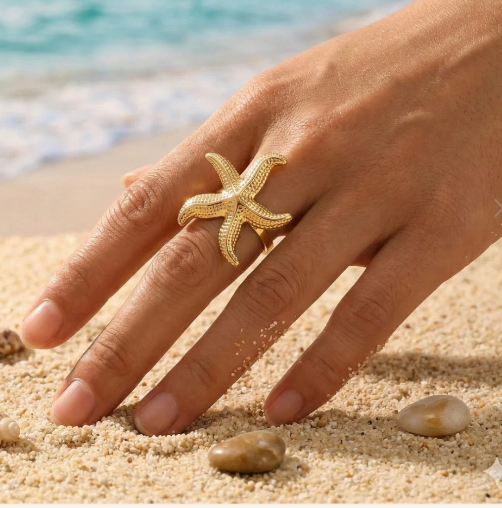 Bague étoile de mer