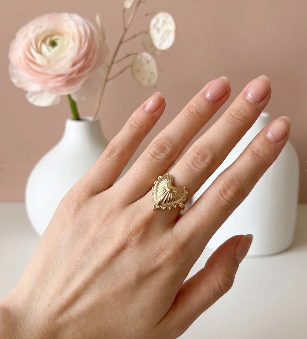 Bague cœur