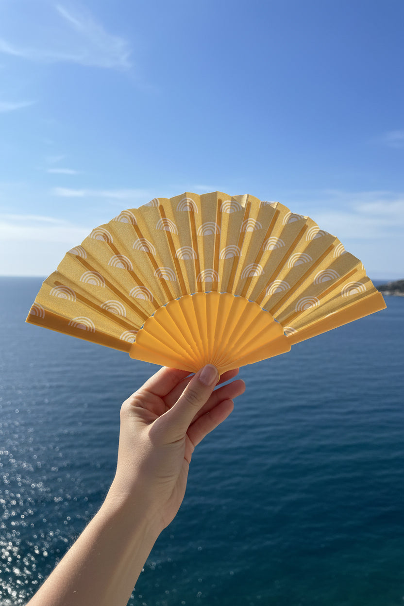 Éventail jaune