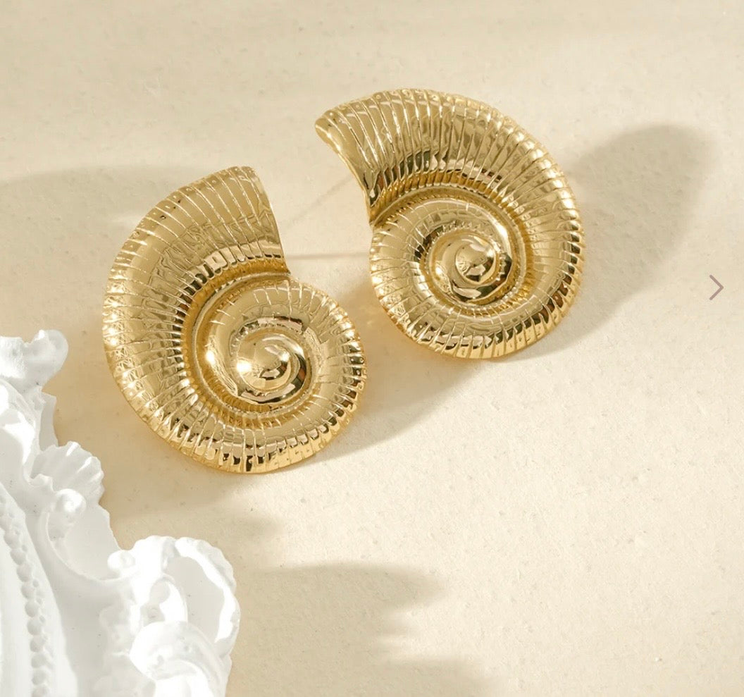 Boucle d’oreille coquillage