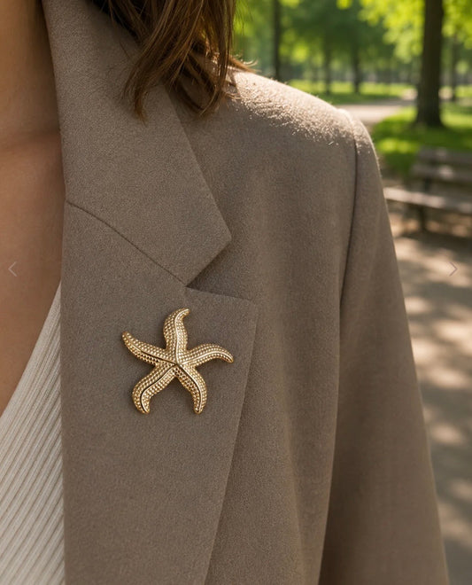 Broche étoile de mer