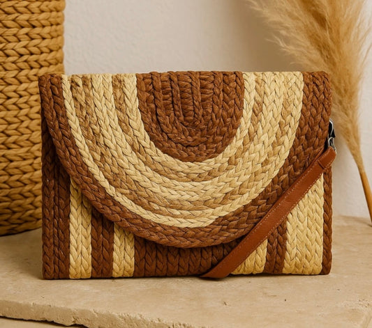 Sac à main en raphia
