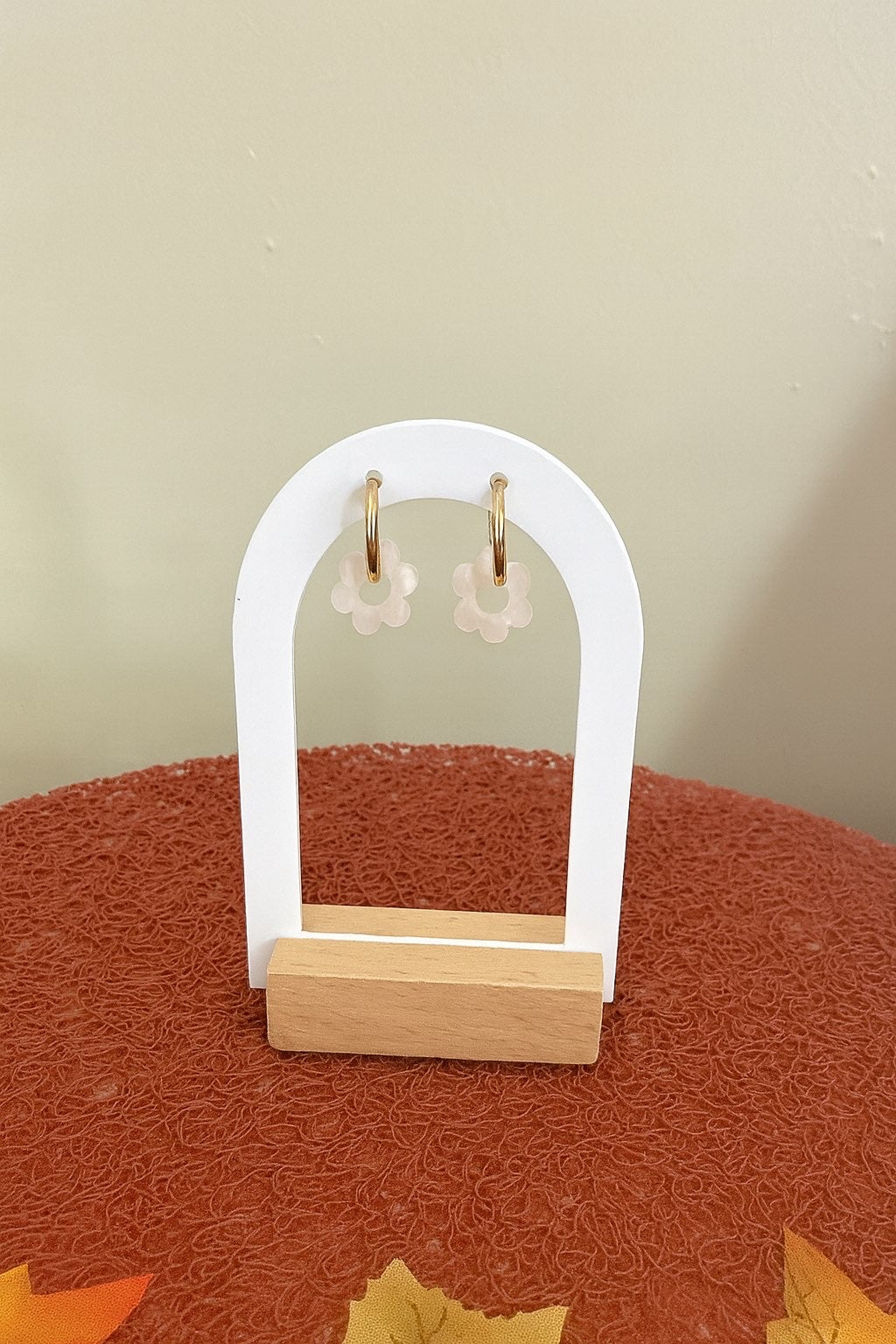 Boucle d’oreille fleur