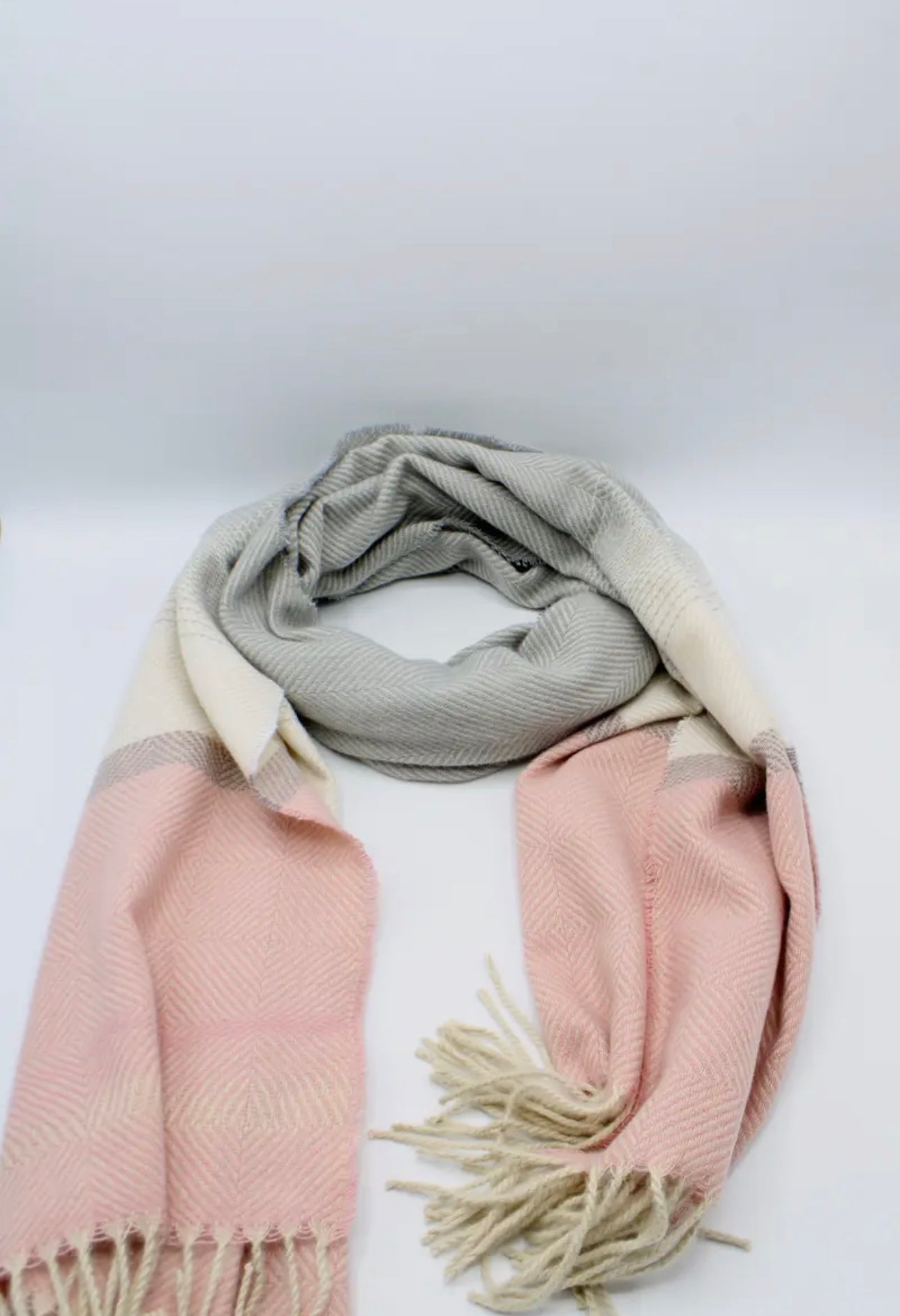 Écharpe sensation cachemire rose