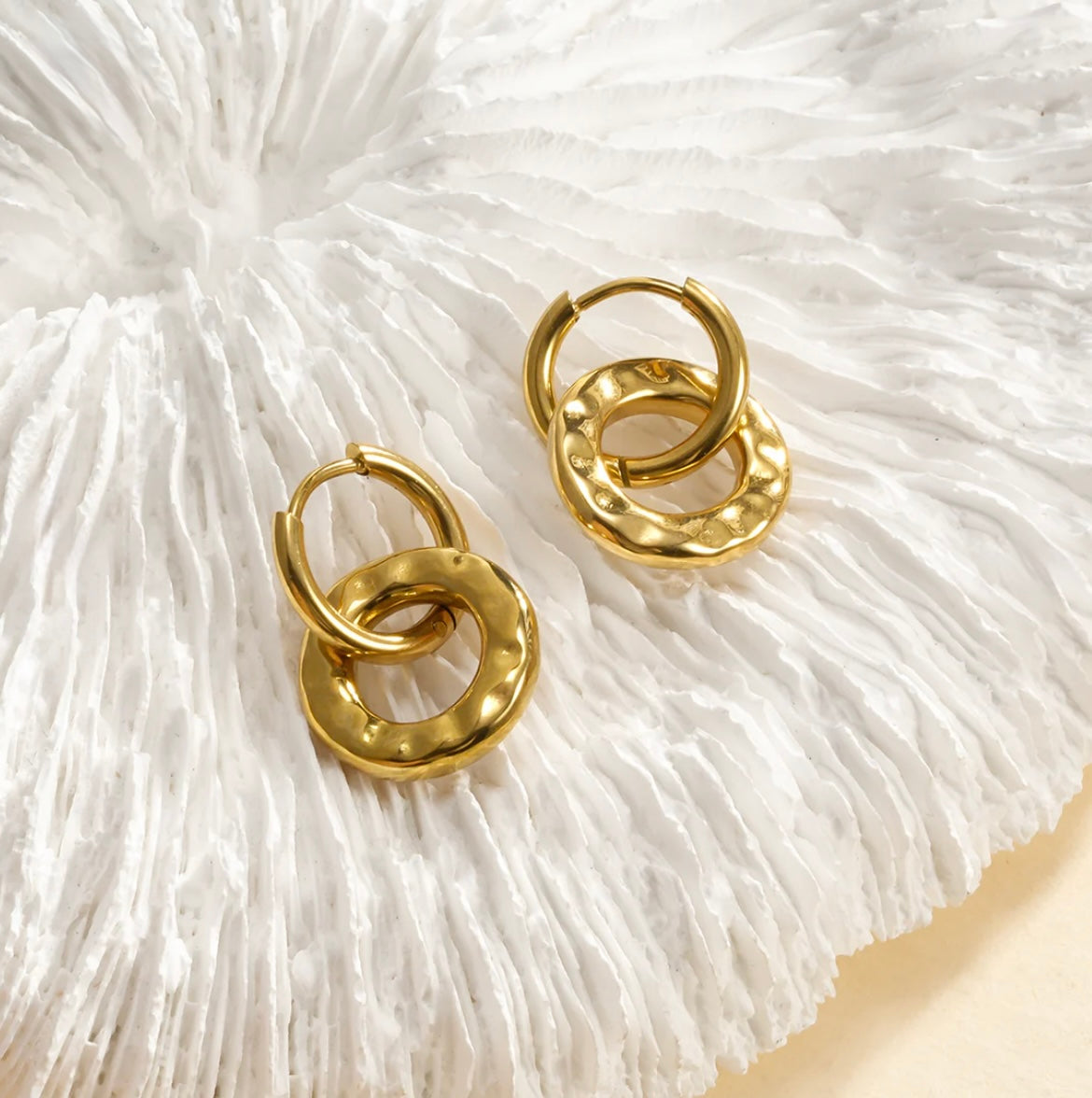 Boucle d’oreille double créole