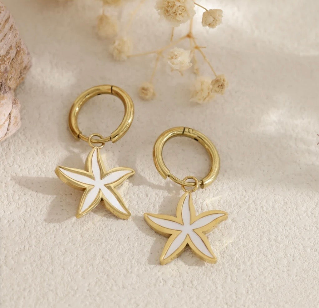 Boucle d’oreille nacré