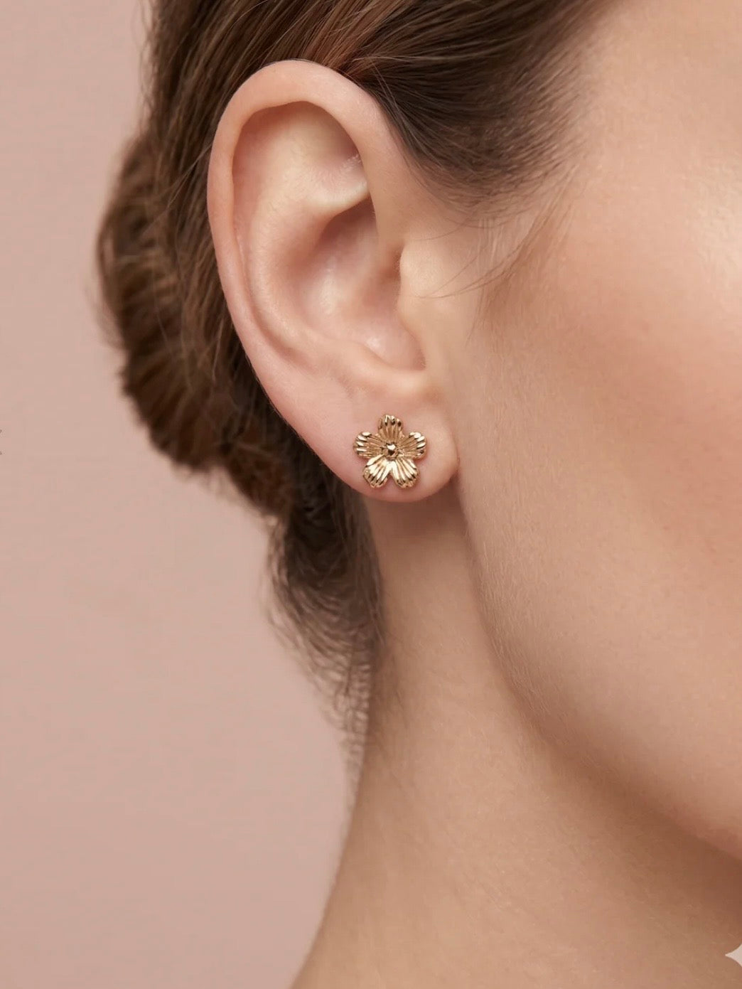 Boucle d’oreilles fleur