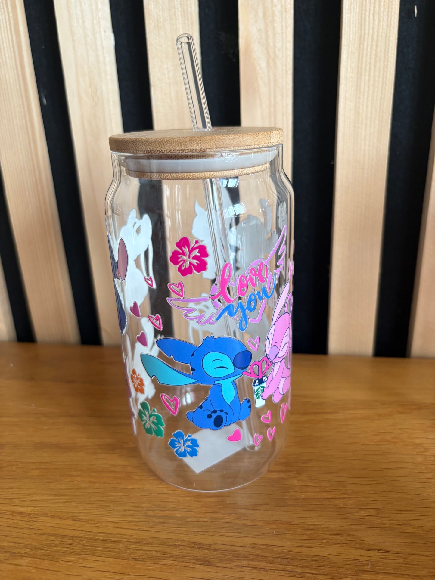 Verre personnalisés stitch