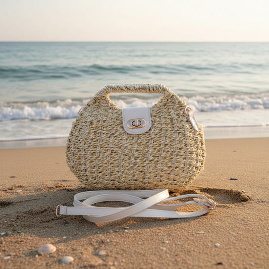 Sac à main en paille