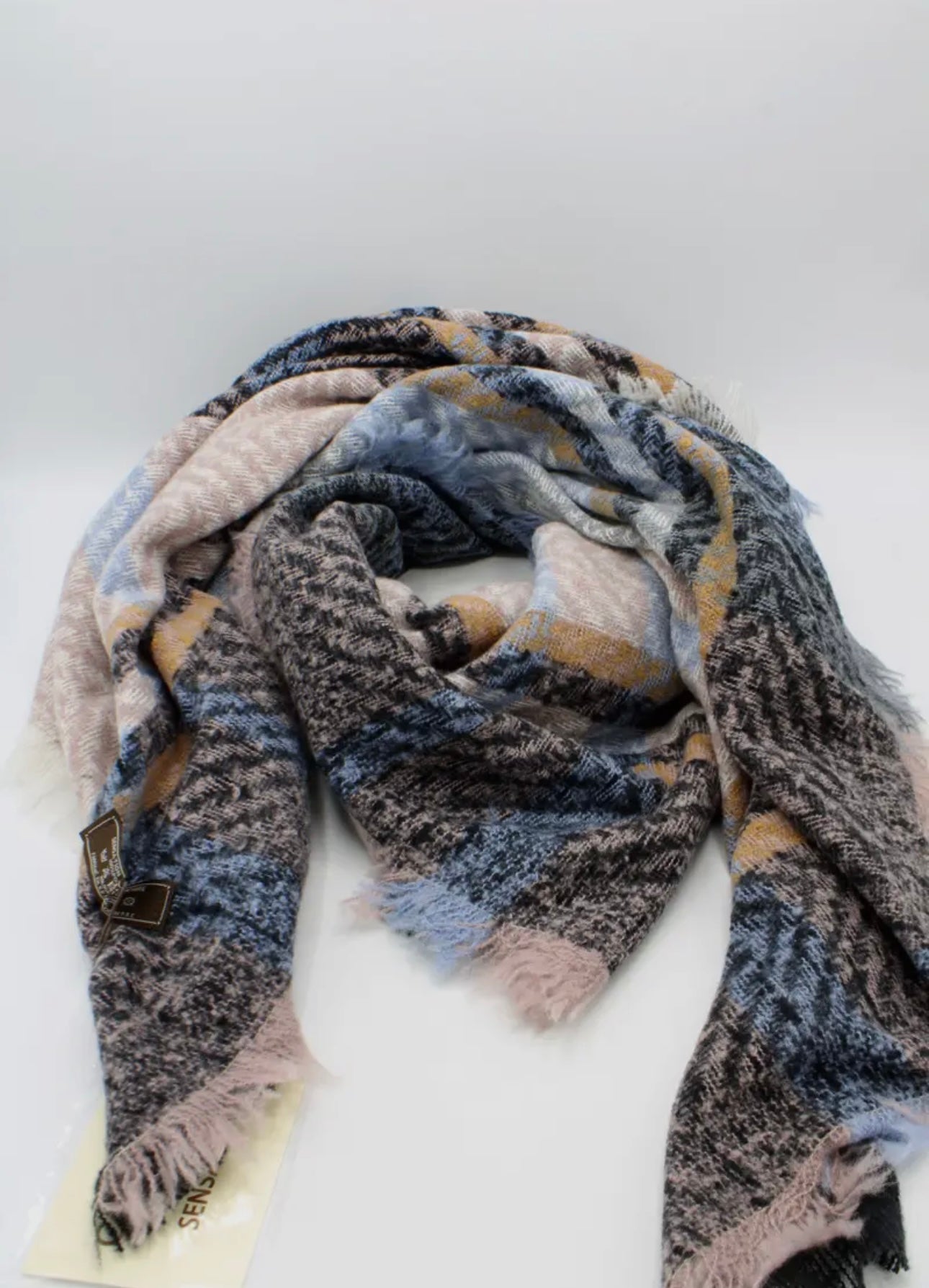 Écharpe effet cachemire à motif