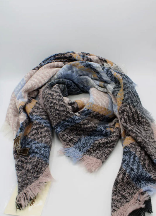 Écharpe effet cachemire à motif