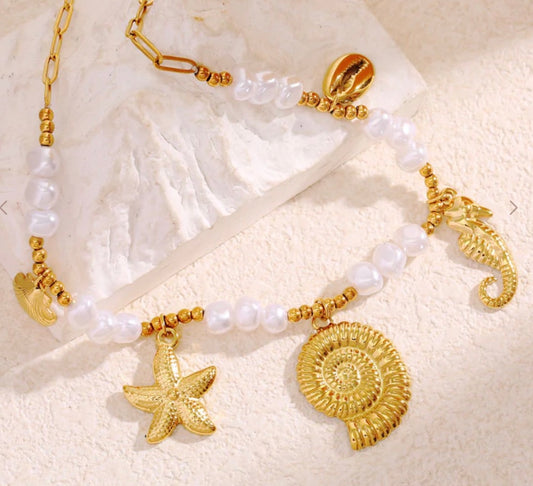 Collier océan 🌊 acier inoxydable